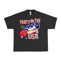 Pigment Black party in the usa billie wilder Urban Heavy Tee - texasbilliewilder