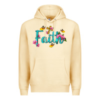 Pina Colada faith with flower and butterfly Premium Hoodie - NancyCooperArtShop
