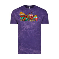 Cloud Purple cowboy coffee cups Vintage Tee - texasbilliewilder