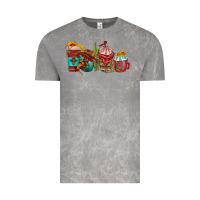 Cloud Rock cowboy coffee cups Vintage Tee - texasbilliewilder