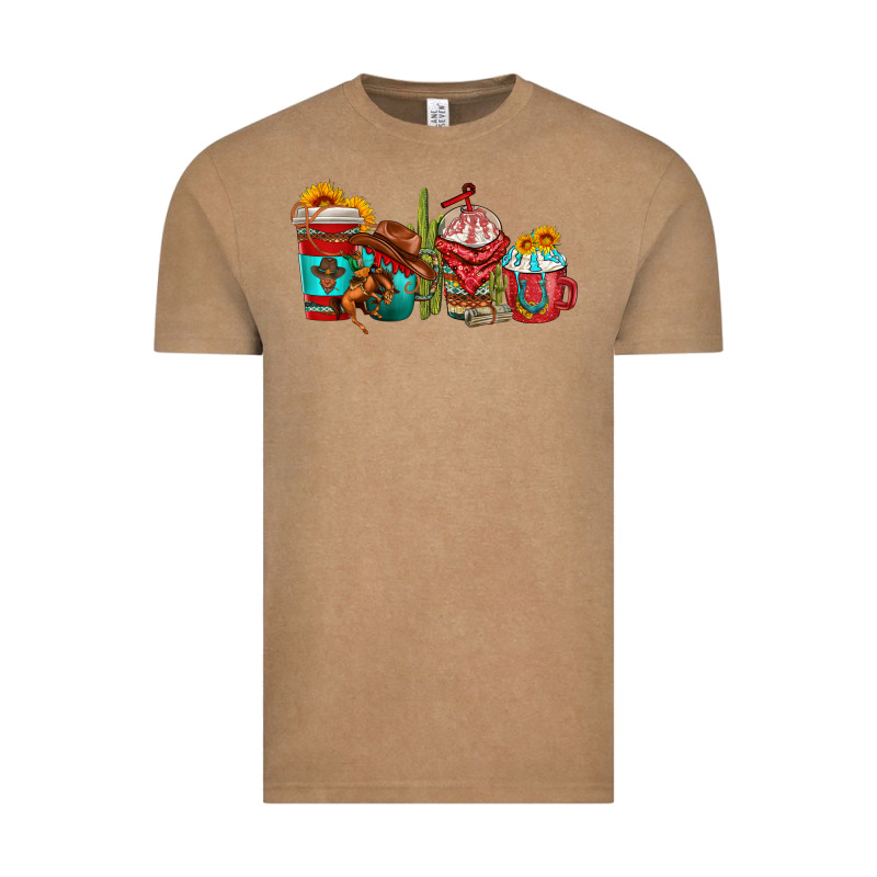 Cowboy Coffee Cups Vintage Tee by texasbilliewilder | Teevron