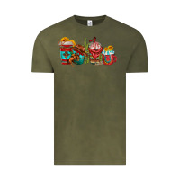 Vintage Olive cowboy coffee cups Vintage Tee - texasbilliewilder