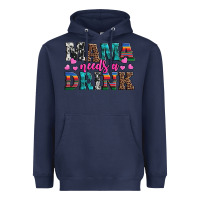 Navy western mama needs a drink Heavyweight Hoodie - Artiststas