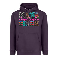 Plum western mama needs a drink Heavyweight Hoodie - Artiststas