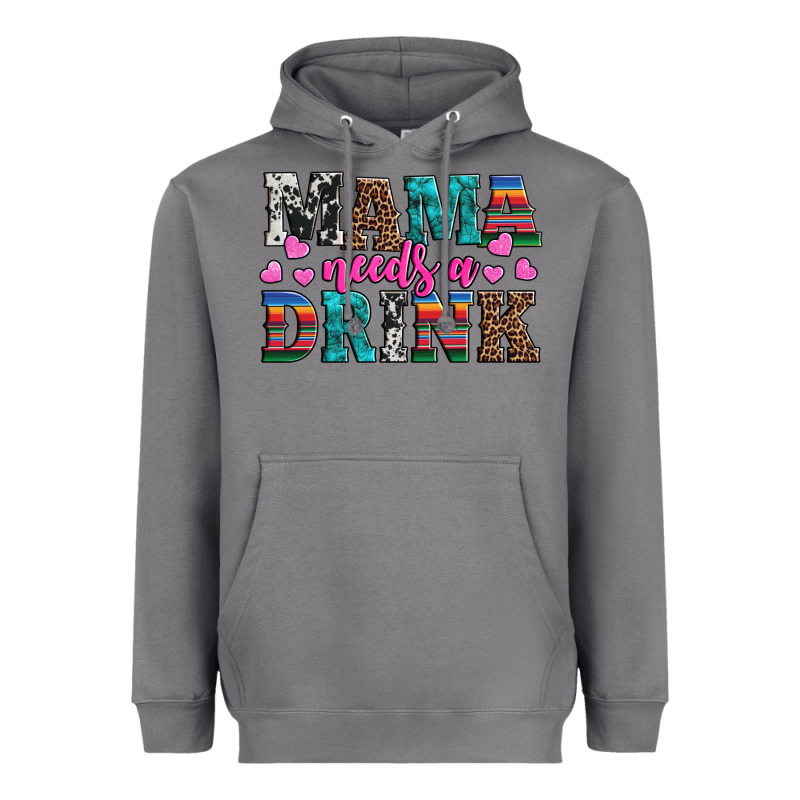 Western Mama Needs A Drink Heavyweight Hoodie by Artiststas | Teevron