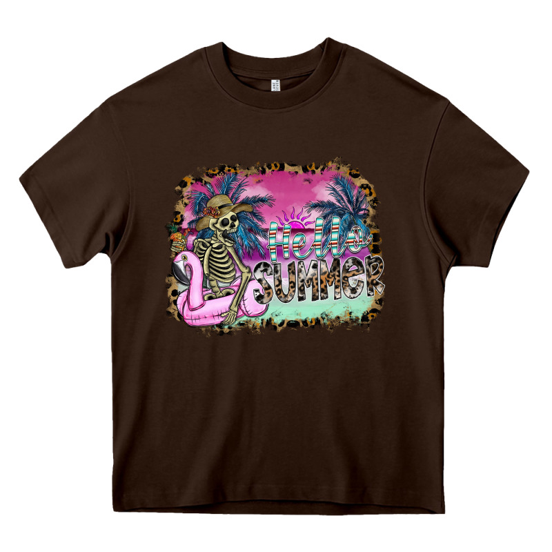 Hello Summer Heavy Core Tee by SublimationCraftShop | Teevron