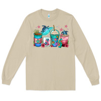 Mushroom turtle coffee cups Long Sleeve Tee - Zillion Design Studio