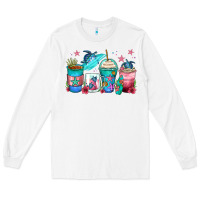 White turtle coffee cups Long Sleeve Tee - Zillion Design Studio