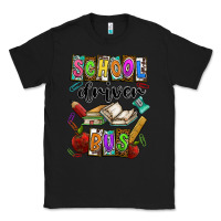 Black School driver bus Classic Tee - CowhideDigitalArt