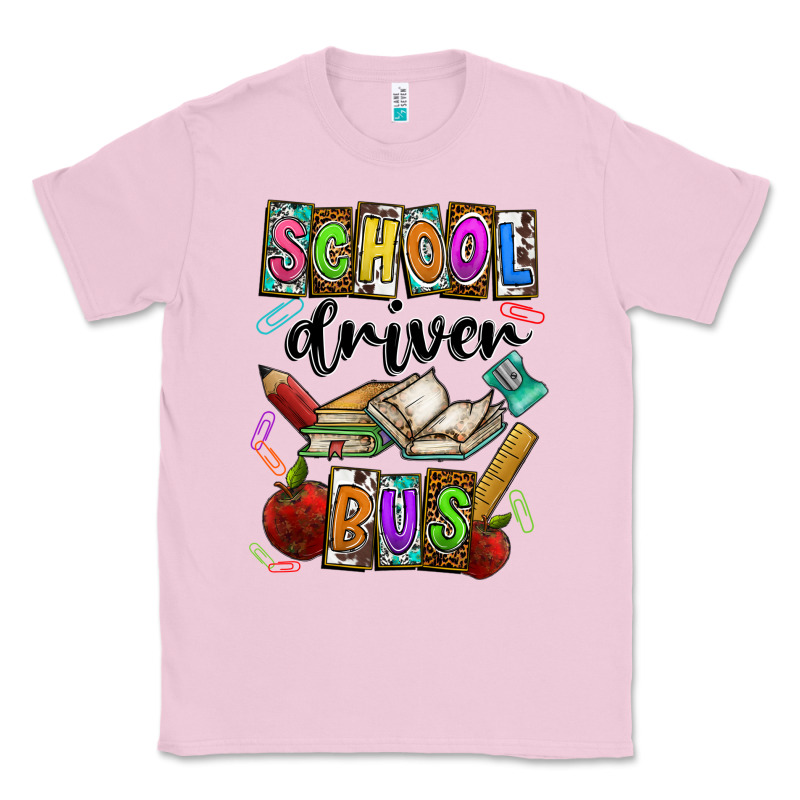 School Driver Bus Classic Tee by CowhideDigitalArt | Teevron
