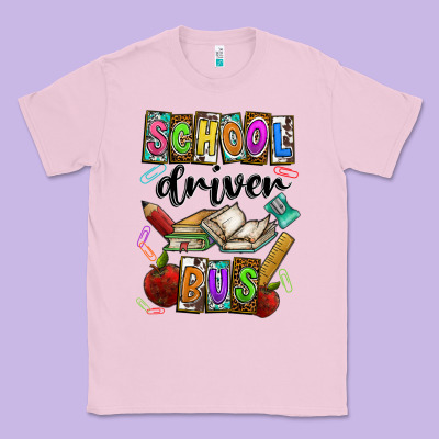 School Driver Bus Classic Tee Designed By Cowhidedigitalart