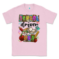 Bubblegum Pink School driver bus Classic Tee - CowhideDigitalArt