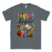 Charcoal Heather School driver bus Classic Tee - CowhideDigitalArt
