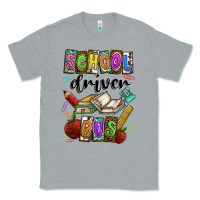 Heather Grey School driver bus Classic Tee - CowhideDigitalArt