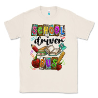 Natural School driver bus Classic Tee - CowhideDigitalArt