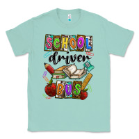 Seafoam School driver bus Classic Tee - CowhideDigitalArt