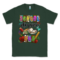 Sports Green School driver bus Classic Tee - CowhideDigitalArt
