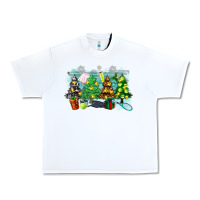 White christmas trees with tennis Urban Heavy Tee - Zillion Design Studio