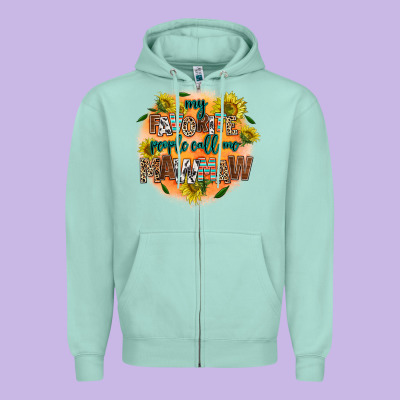 My Favorite People Call Me Mawmaw Zipper Hoodie Designed By Adodesignshop