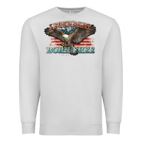 Dove Grey legendary born free eagle Premium Sweatshirt - NancyCooperArtShop