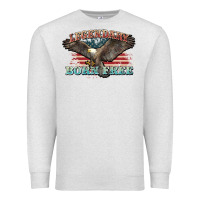 Oatmeal Heather legendary born free eagle Premium Sweatshirt - NancyCooperArtShop