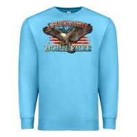 Ocean Blue legendary born free eagle Premium Sweatshirt - NancyCooperArtShop