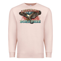 Pale Pink legendary born free eagle Premium Sweatshirt - NancyCooperArtShop