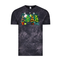 Cloud Black leopard with tennis Vintage Tee - Zillion Design Studio