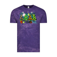 Cloud Purple leopard with tennis Vintage Tee - Zillion Design Studio