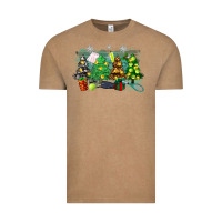 Vintage Coffee leopard with tennis Vintage Tee - Zillion Design Studio