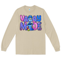 Mushroom vacay mode stitch Long Sleeve Tee - Zillion Design Studio