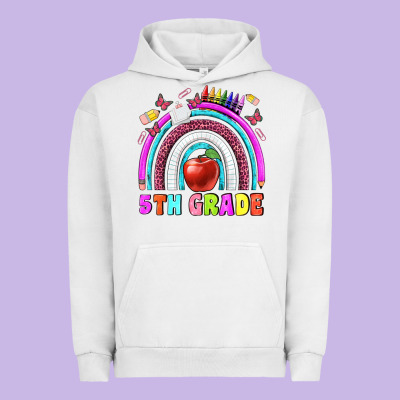 5 Th Grade Urban Hoodie Designed By Bundleandbundleshop