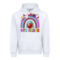 White 5 th grade Urban Hoodie - BundleAndBundleShop