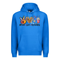 True Royal peace love nursing Premium Hoodie - MaliasSmallBusiness