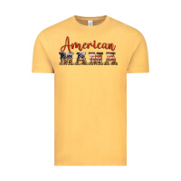 Vintage Mustard american mama Vintage Tee - BarkalooDesign