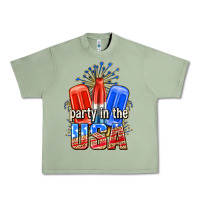 Oil Green party in the usa popsicles billie wilder Urban Heavy Tee - texasbilliewilder