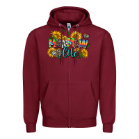 Burgundy mawmaw life Zipper Hoodie - AdoDesignShop