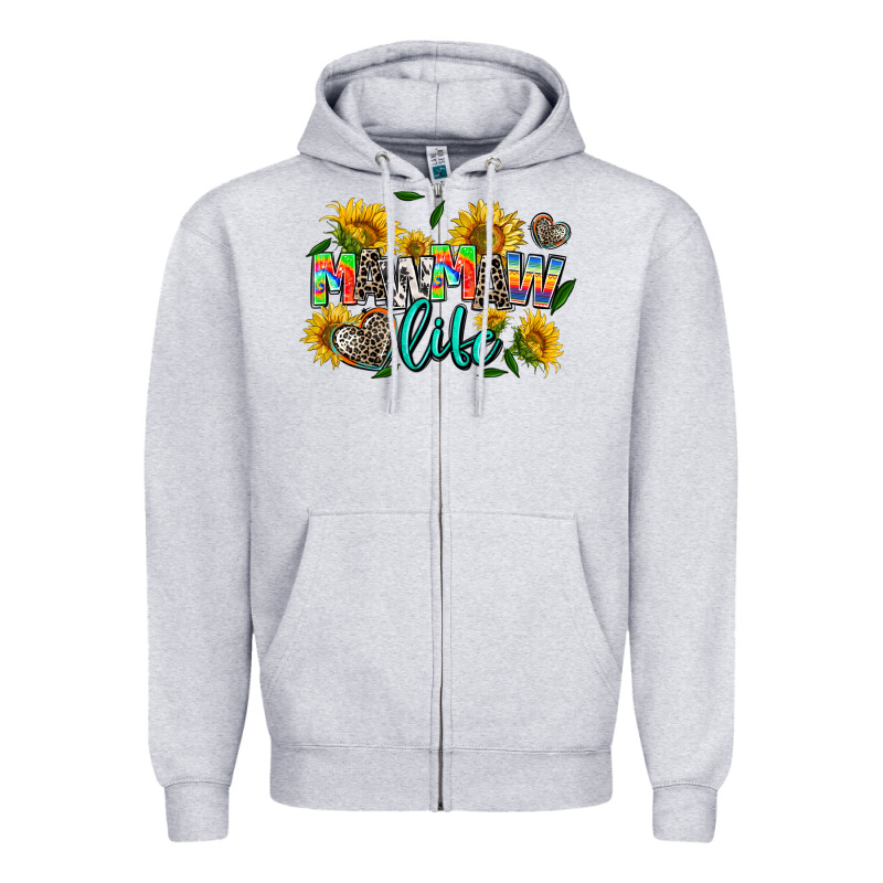 Mawmaw Life Zipper Hoodie by AdoDesignShop | Teevron