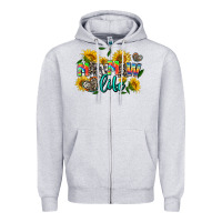 Heather Grey mawmaw life Zipper Hoodie - AdoDesignShop