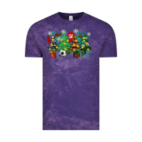 Cloud Purple christmas trees with tennis Vintage Tee - Zillion Design Studio