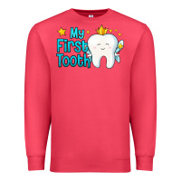 Cardinal my first tooth tooth fairy Premium Sweatshirt - Jasminsmagicworld