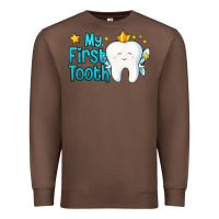Chestnut my first tooth tooth fairy Premium Sweatshirt - Jasminsmagicworld
