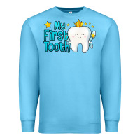 Ocean Blue my first tooth tooth fairy Premium Sweatshirt - Jasminsmagicworld