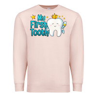 Pale Pink my first tooth tooth fairy Premium Sweatshirt - Jasminsmagicworld