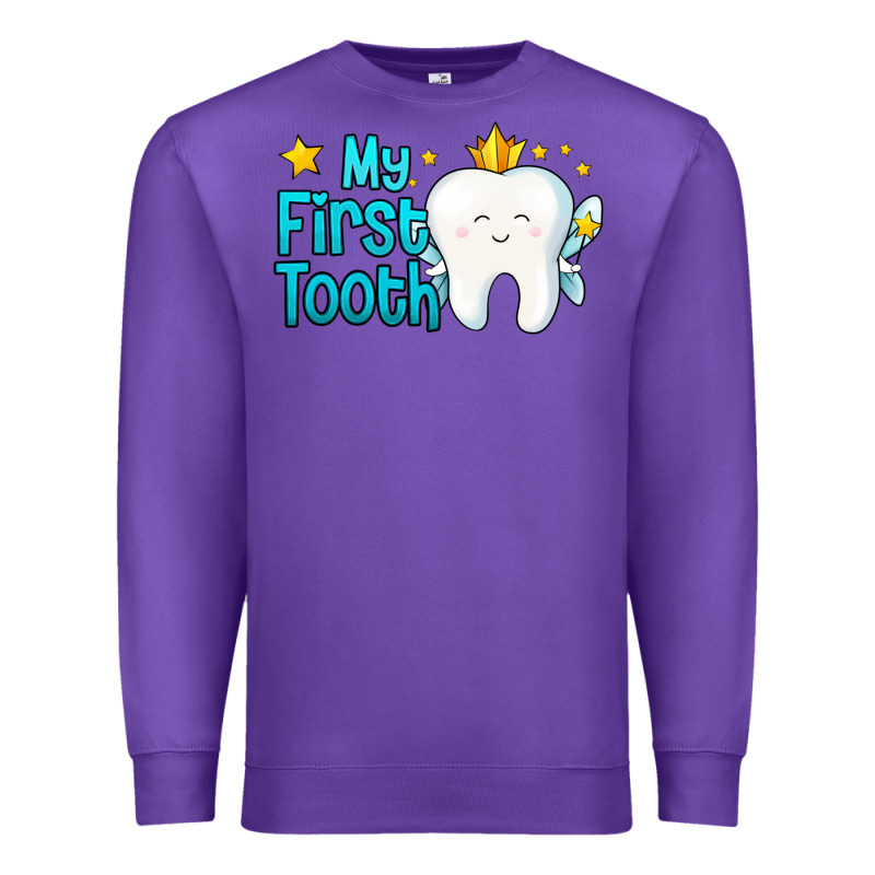 My First Tooth Tooth Fairy Premium Sweatshirt by Jasminsmagicworld | Teevron