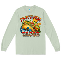 Matcha im just here for the tacos Long Sleeve Tee - CTS Tumbler Store