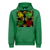 Emerald african and leaf seamless pattern Urban Hoodie - BundleAndBundleShop