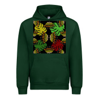 Forest Green african and leaf seamless pattern Urban Hoodie - BundleAndBundleShop