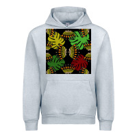 Heather Grey african and leaf seamless pattern Urban Hoodie - BundleAndBundleShop