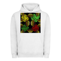 Pigment Lunar Rock african and leaf seamless pattern Urban Hoodie - BundleAndBundleShop